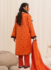 Zlooms 3 Pc Yarn Dyed Unstitched Suit - ZL25-C10-05