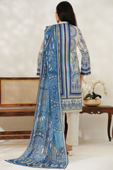 Aizal Stitched 3 Piece Printed Lawn Collection'2025-D-648-White