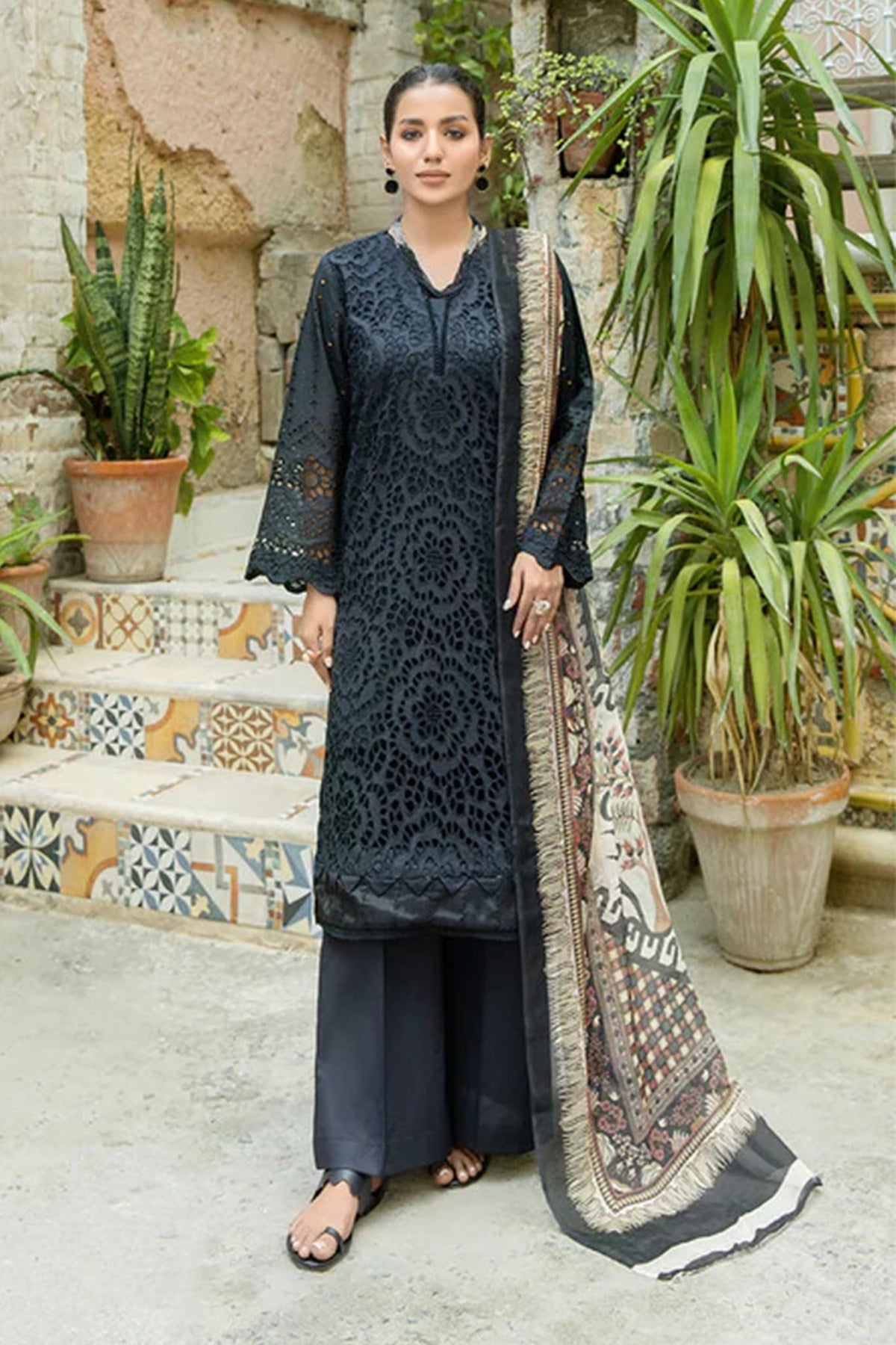 Camila by Johra Unstitched 3 Piece Chikankari Lawn Collection '2023-JH-661