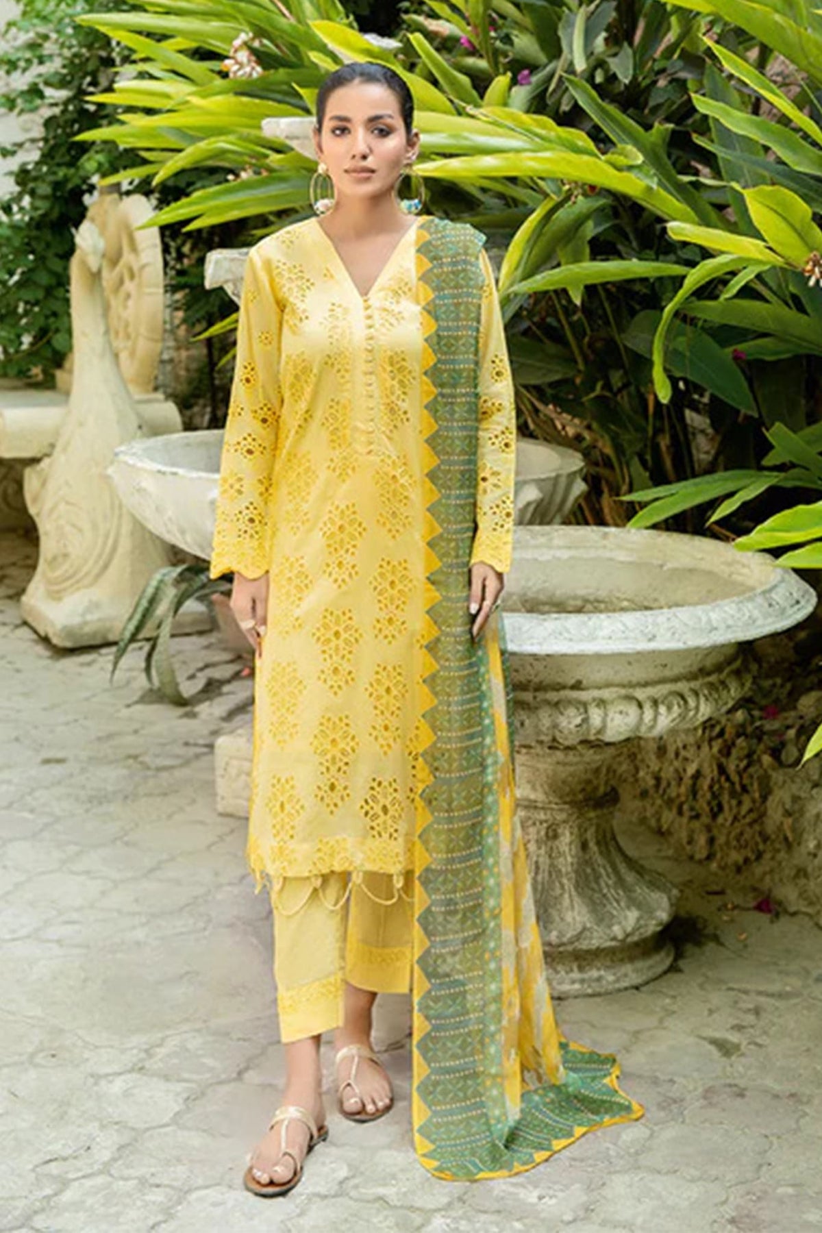 Camila by Johra Unstitched 3 Piece Chikankari Lawn Collection '2023-JH-665