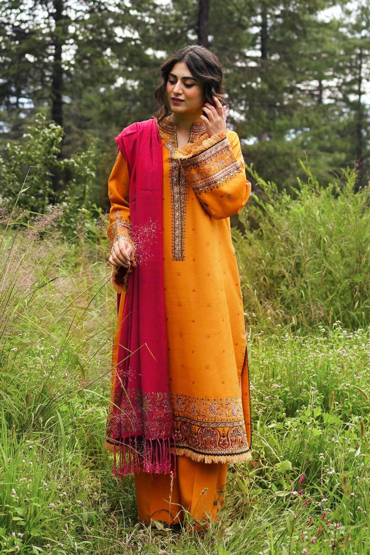 Coco by Zara Shahjahan Unstitched 3 Piece Winter Collection'2022-ZW22-6A
