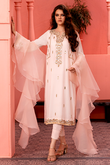 Zaaviay Stitched Lux Edit Asli (Three Piece)
