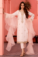 Zaaviay Stitched Lux Edit Asli (Three Piece)