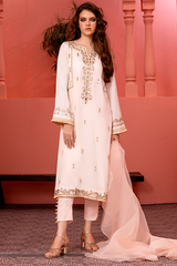 Zaaviay Stitched Lux Edit Asli (Three Piece)