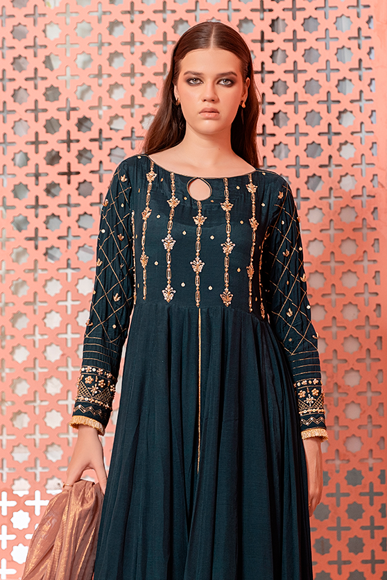 Zaaviay Stitched Lux Edit Miray (Three Piece)