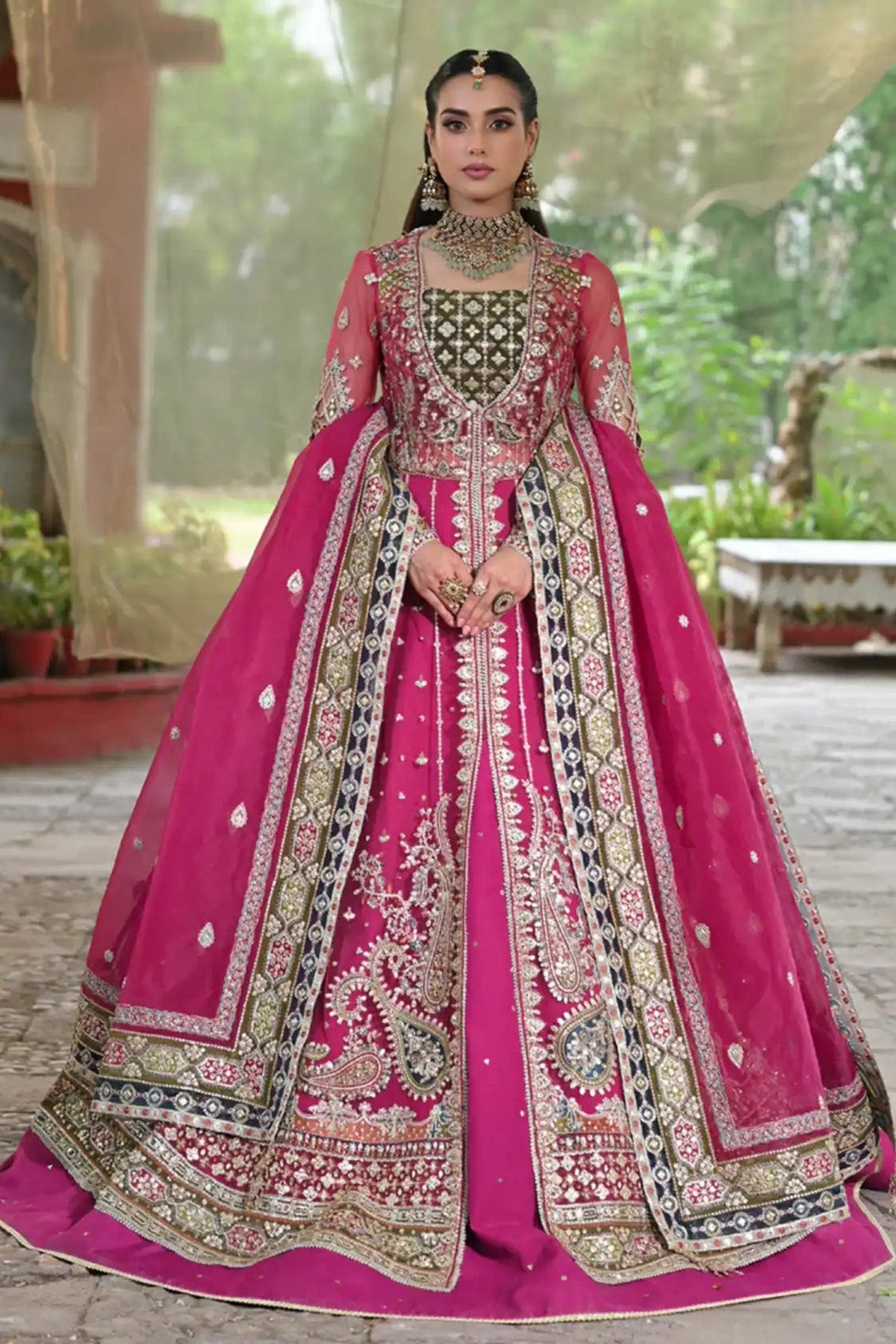 Singhar by Qalamkar Unstitched 3 Piece Wedding Formals Collection'2024-RF-04-Rimel