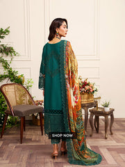 Pairi Daeza By Nine Needles Unstitched 3 Piece Luxury Lawn Collection'2025-Verdure-NL-01