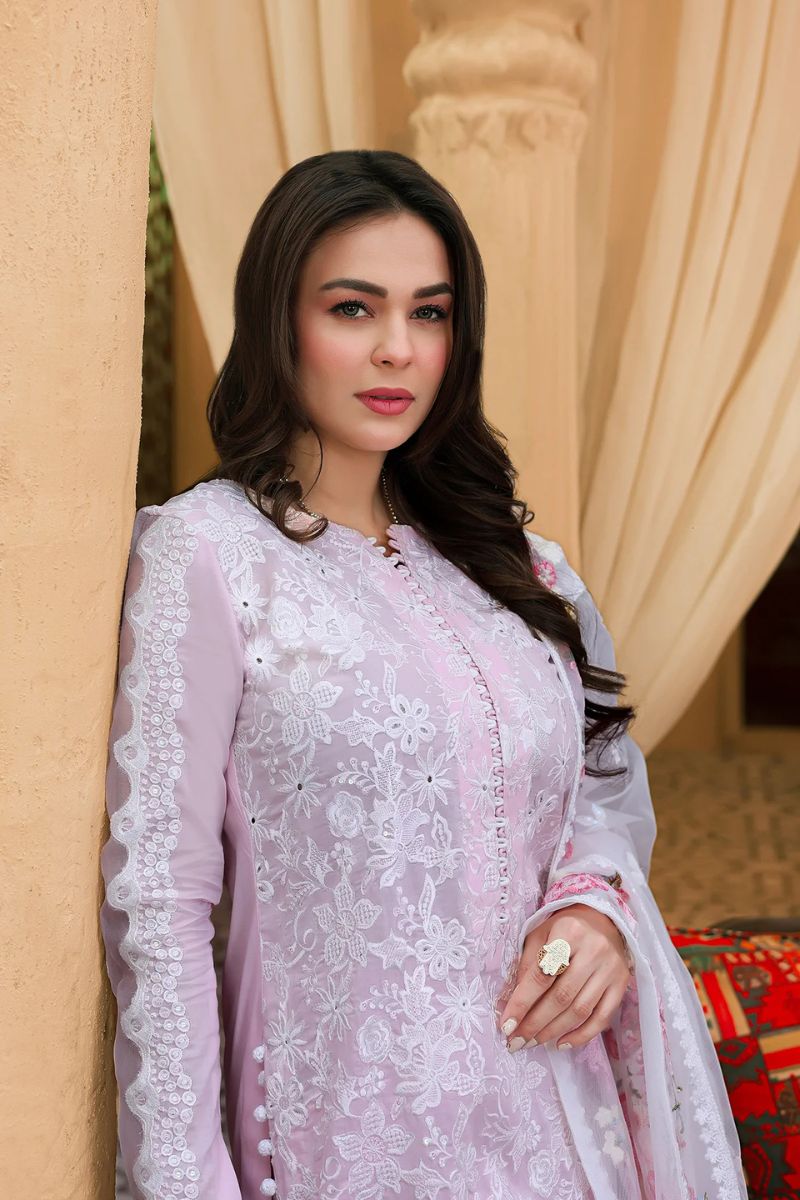 Tabeer By Mariam Malik Stitched 3 Piece Summer Collection'2025-Floret