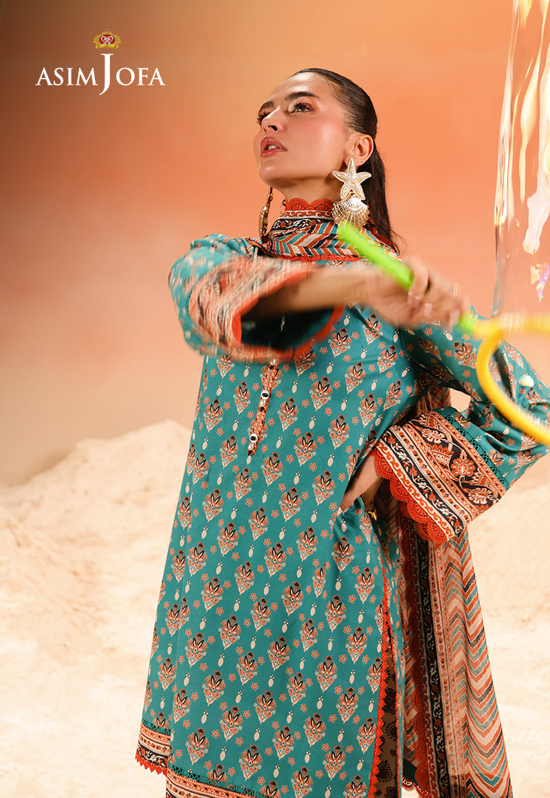Rhapsody By Asim Jofa Unstitched 3 Piece Summer Collection'2025 Ajubu-30