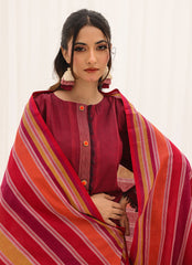 Zlooms 3 Pc Yarn Dyed Unstitched Suit - ZL25-C10-06