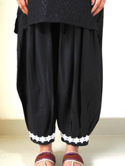 Deck Up Marjina Shalwar - Black