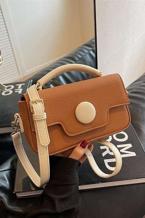 Fineur - Dot Luxe Crossbody Bag - Mustard