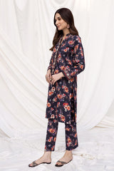 Blumm by Esra Stitched 2 Piece Printed Cambric Chp-02 Collection'2022-B-07-Blue