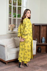 BK Clothings Stitched 2 Piece Lawn Collection-Butterfly print