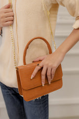 Fineur - Handbag Croco - Caramel