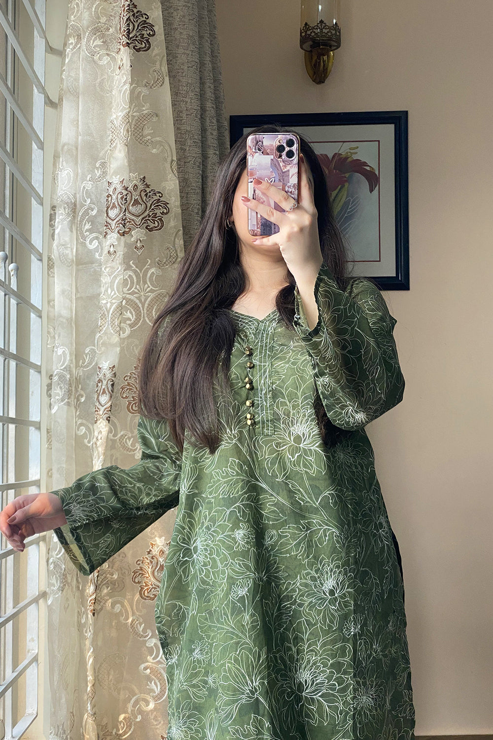 Aqs N Man 2PC Matching Separates Lawn Suit | AM-009