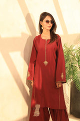 Najia Zia Stitched 2 Piece Festive Collection'2025-Bold
