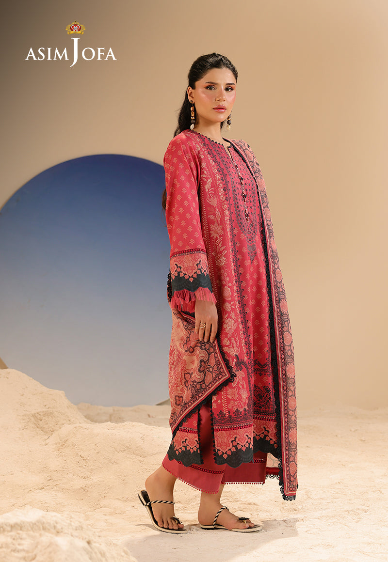 Rhapsody By Asim Jofa Unstitched 3 Piece Summer Collection'2025 Ajubu-34