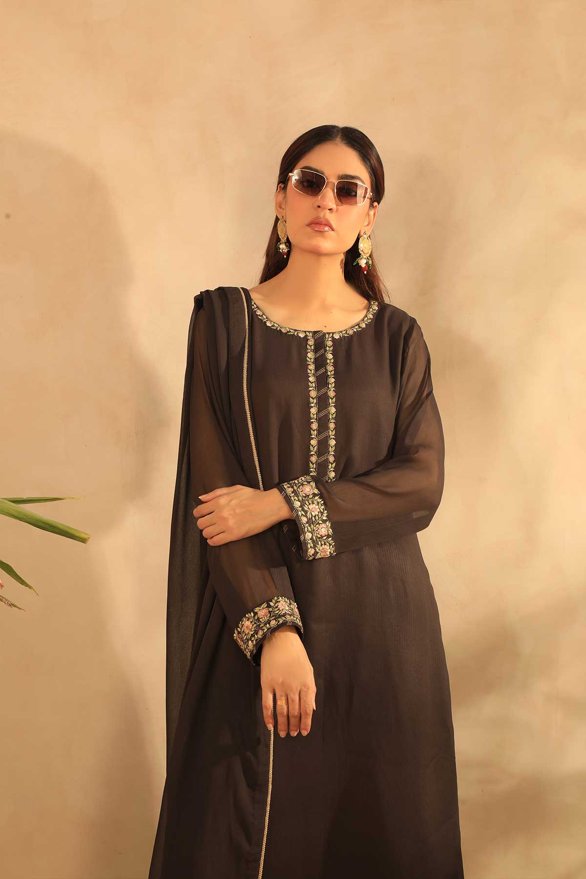 Najia Zia Stitched 3 Piece Festive Collection'2025-Radiant