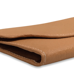 Leather long crocodile wallet 3 folds Orange - Bag X