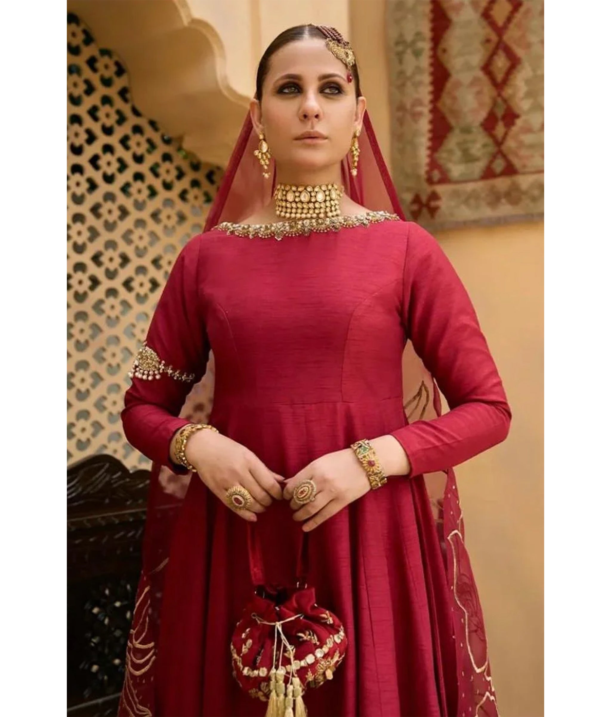 Luna By Mariam Malik Stitched 2 Piece Luxe Silk Pret Collection'2025-Luna- Luxury Pret' - 20