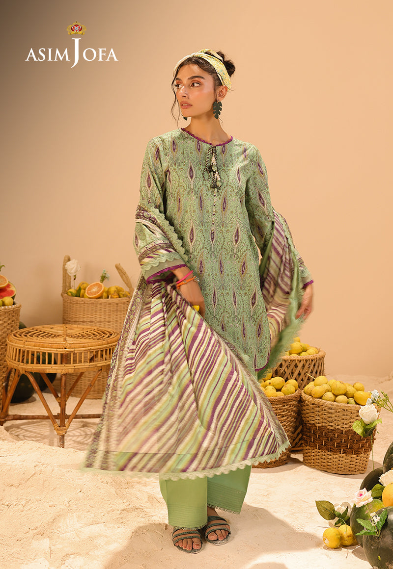 Rhapsody By Asim Jofa Unstitched 3 Piece Summer Collection'2025 Ajubu-31