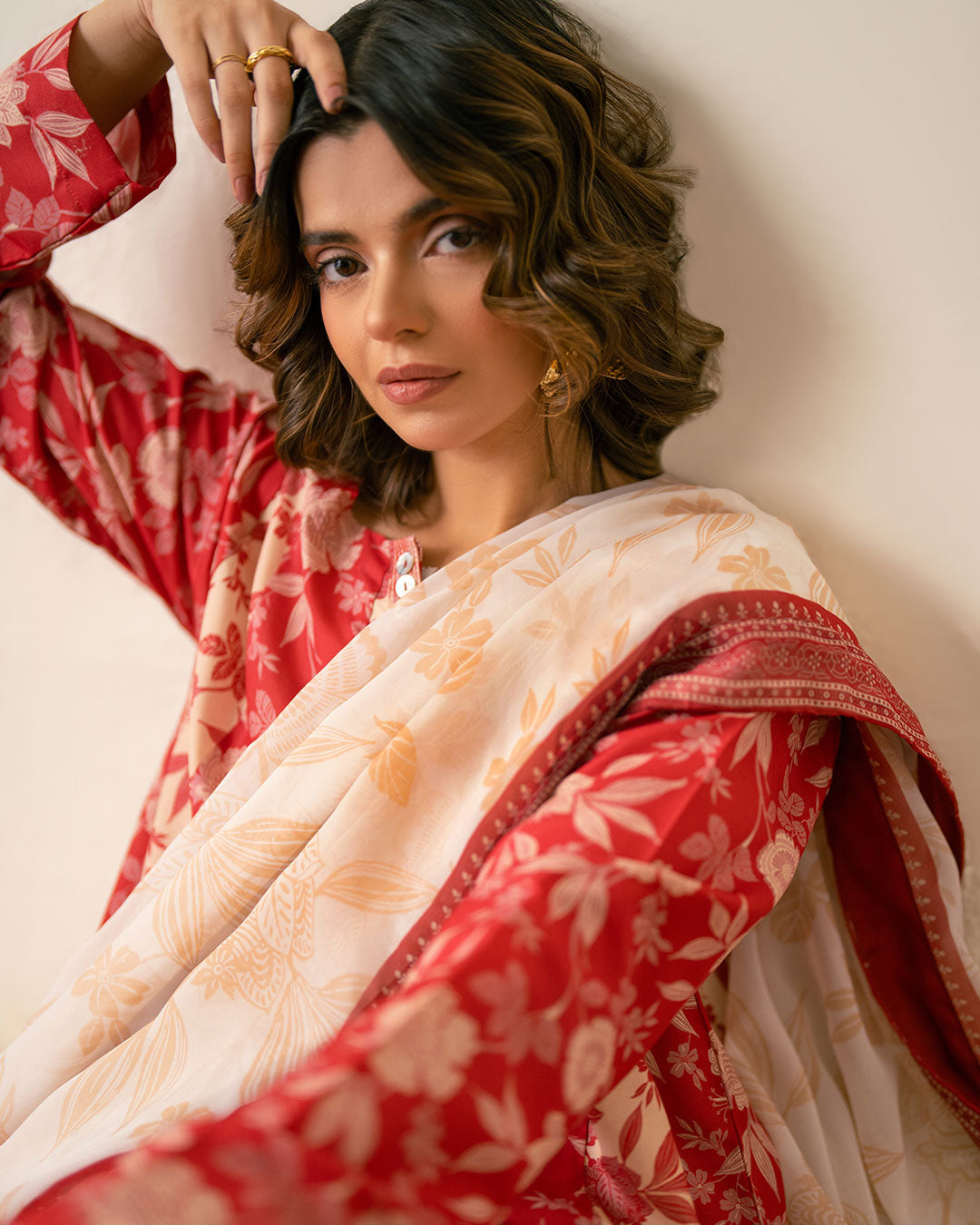 Ayla Studio Stitched Living Coral