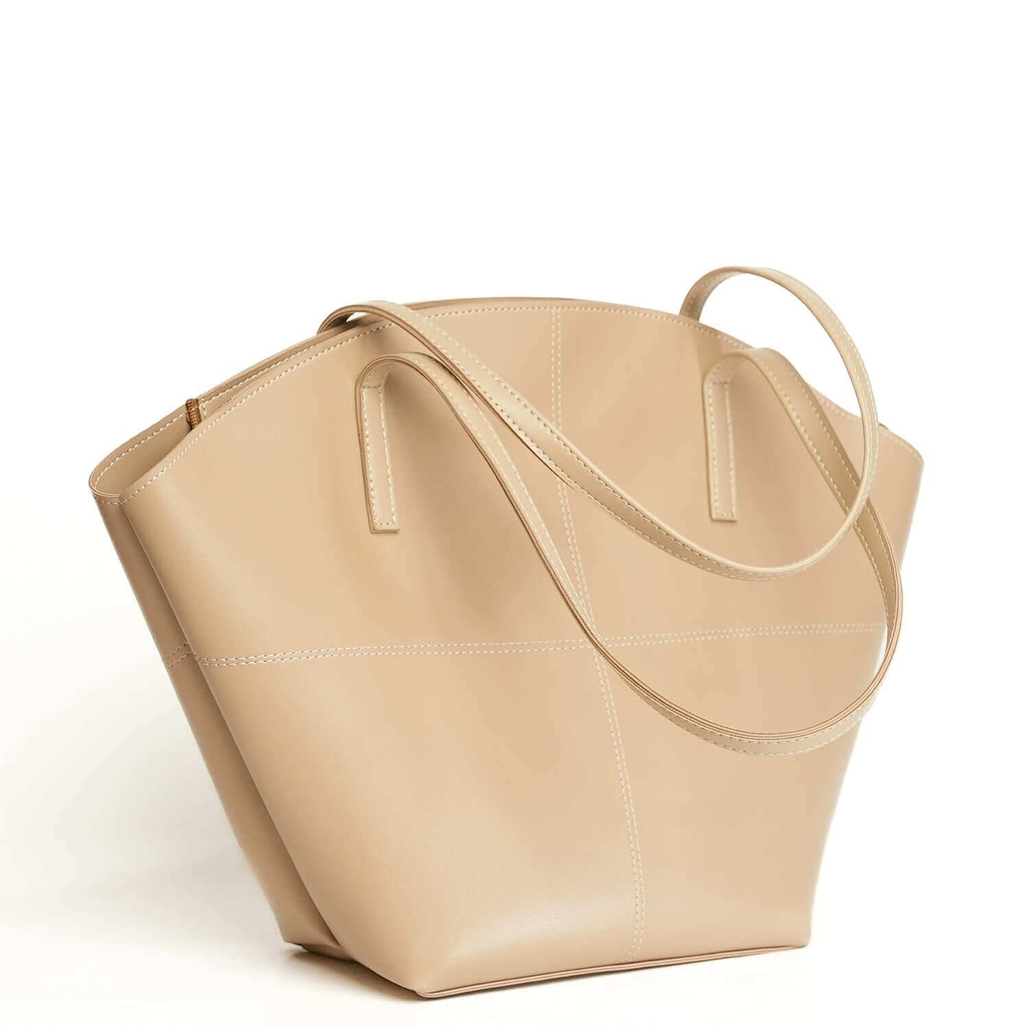 TOTE SHOULDER BEIGE - LEFTOVER - Bag X