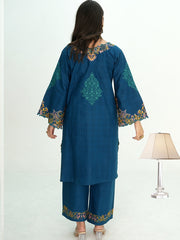 Flutterby Stitched 2 Piece Winter Collection-Leya - z