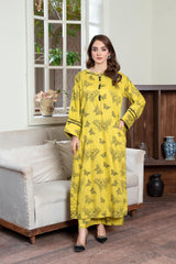 BK Clothings Stitched 2 Piece Lawn Collection-Butterfly print