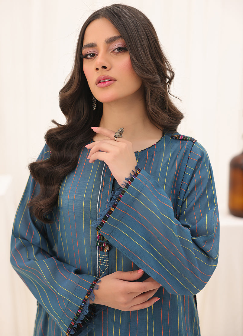 Zlooms 2 Pc Embroidered Set - ZL25-C14-02