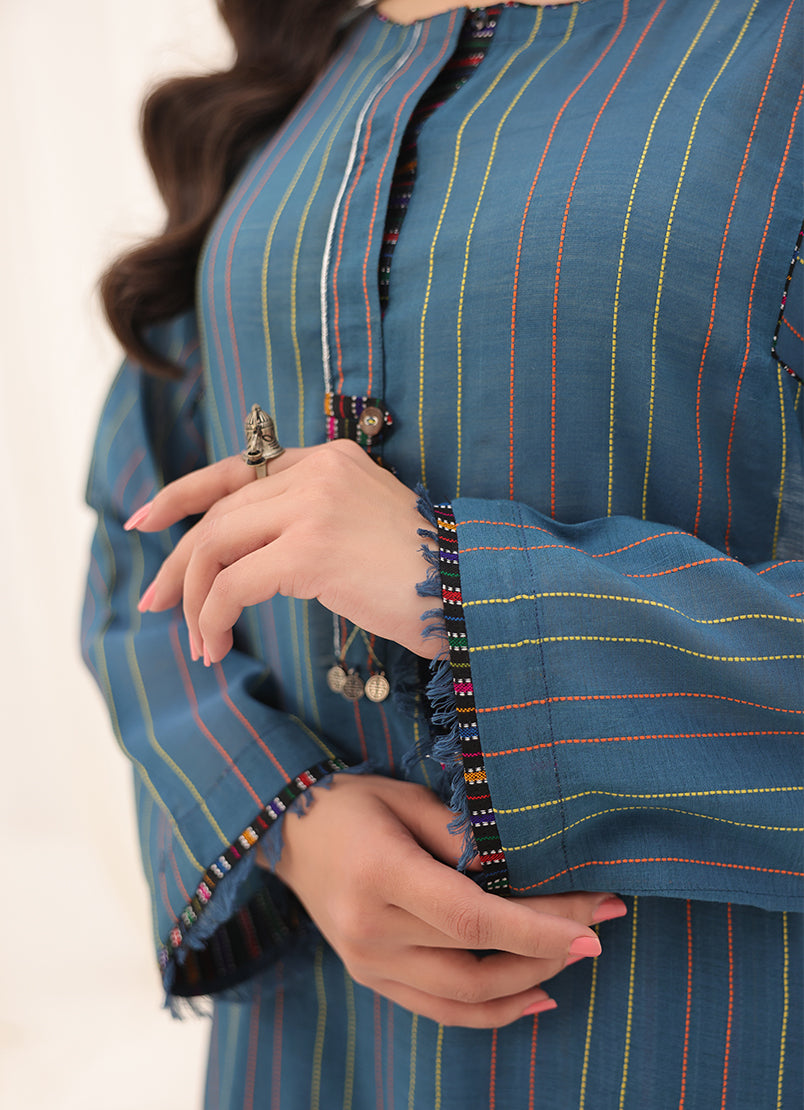 Zlooms 2 Pc Embroidered Set - ZL25-C14-02