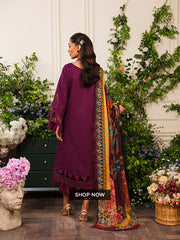 Pairi Daeza By Nine Needles Unstitched 3 Piece Luxury Lawn Collection'2025-Floret-NL-05