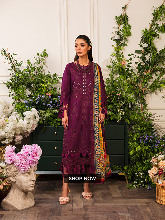 Pairi Daeza By Nine Needles Unstitched 3 Piece Luxury Lawn Collection'2025-Floret-NL-05