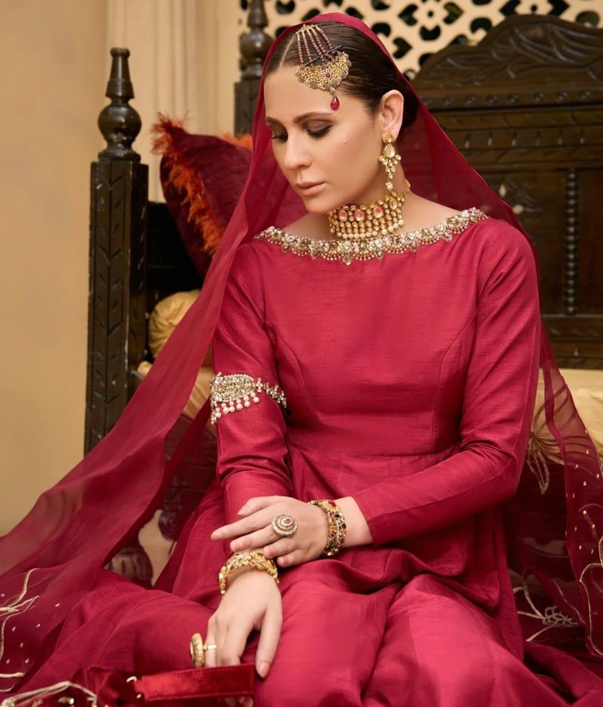 Luna By Mariam Malik Stitched 2 Piece Luxe Silk Pret Collection'2025-Luna- Luxury Pret' - 20