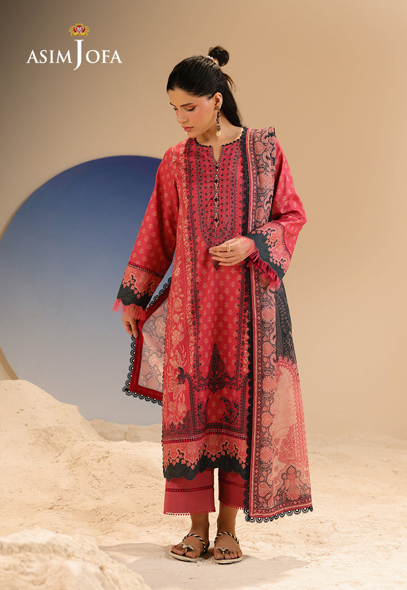 Rhapsody By Asim Jofa Unstitched 3 Piece Summer Collection'2025 Ajubu-34
