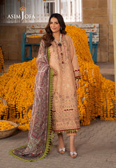 Asim Jofa Aira Summer Prints Ajar-31 Embroidered Jacquard 3 Pcs