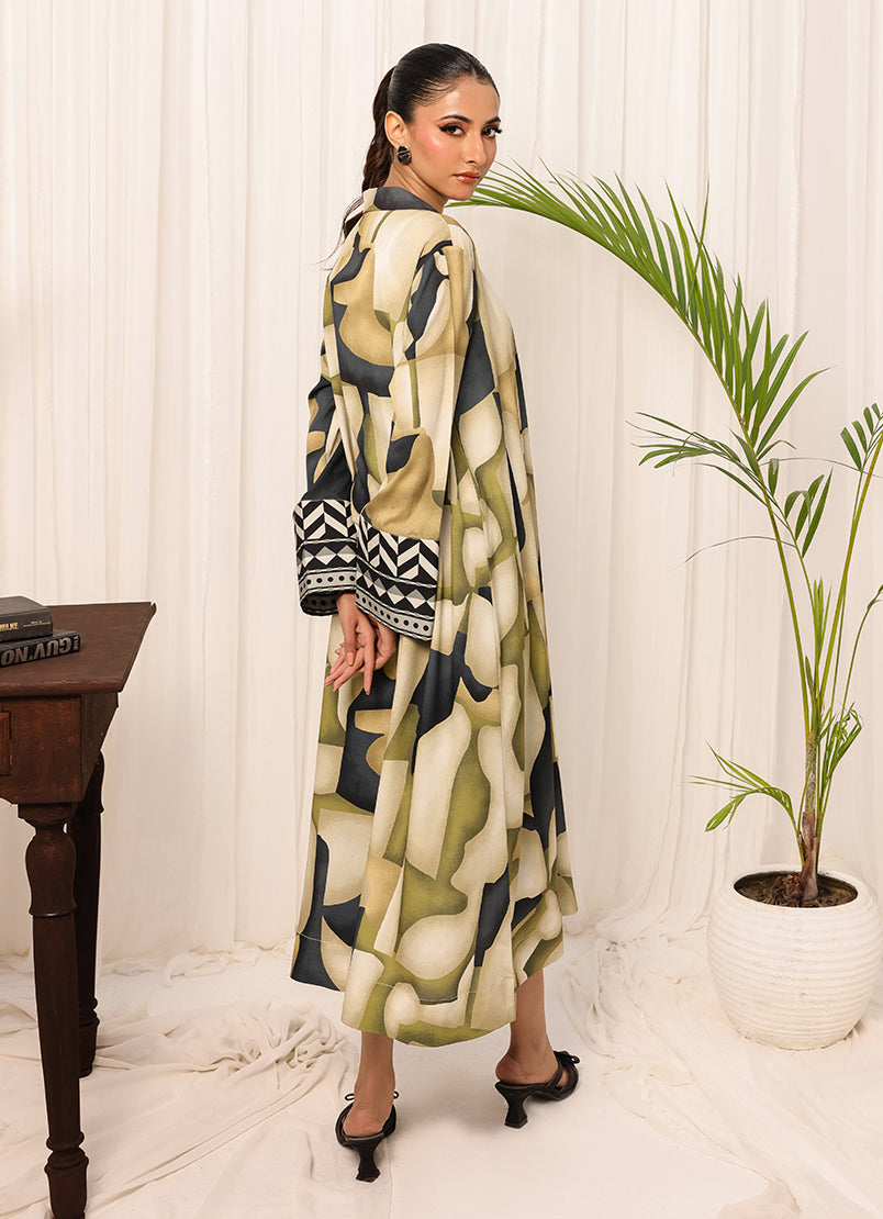 Zlooms 1 Pc Poly Silk Long Dress - ZL25-C05-06