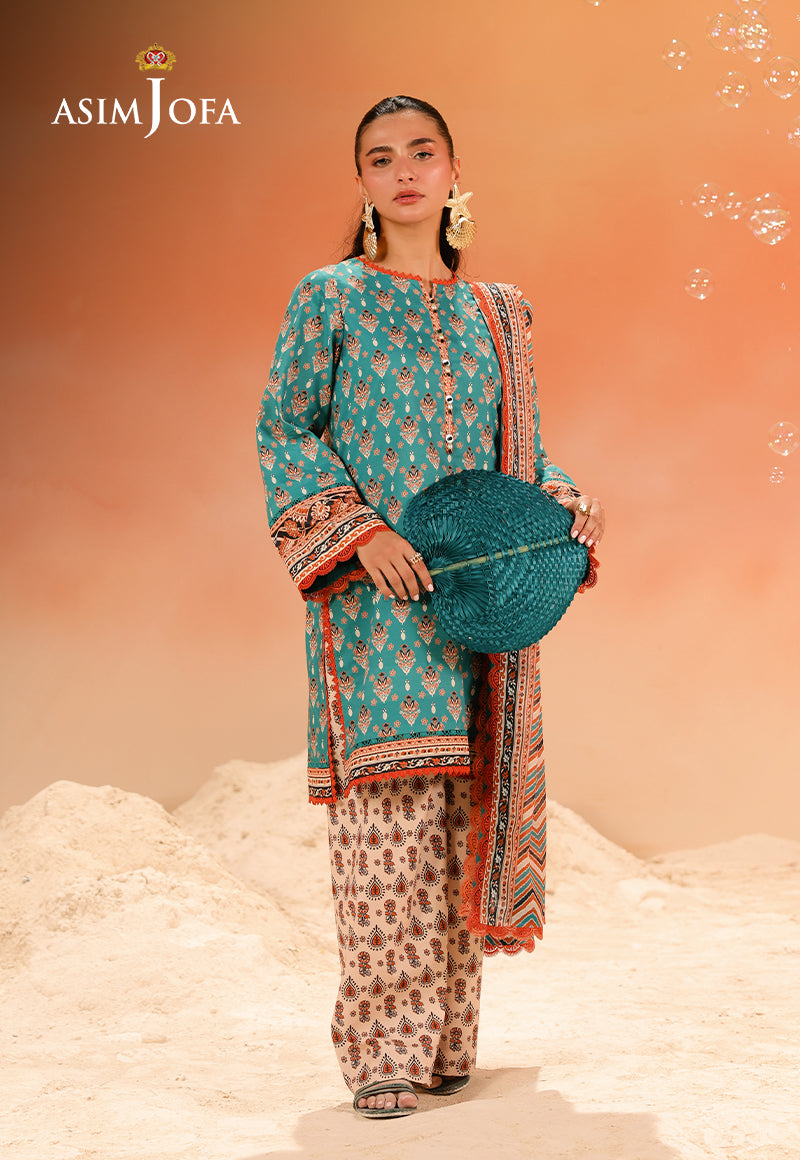 Rhapsody By Asim Jofa Unstitched 3 Piece Summer Collection'2025 Ajubu-30