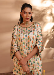 Zlooms 2 Pc Silk Formal Co-Ord Set - ZL25-C06-03