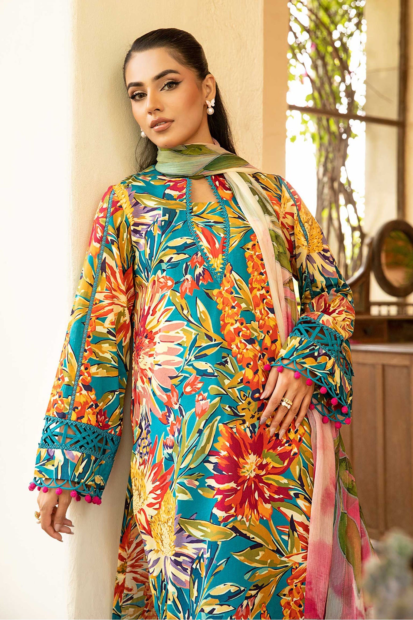 M.Basic by Maria B Unstitched 3 Piece Eid II Lawn Collection'2025-MB-903-A
