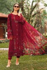 Voyage A Luxe by Maria B Unstitched 3 Piece Luxury Eid Lawn Collection'2023-MVL-09-A