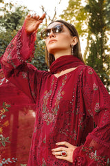 Voyage A Luxe by Maria B Unstitched 3 Piece Luxury Eid Lawn Collection'2023-MVL-09-A