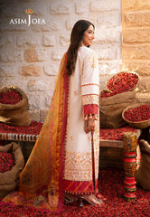 Asim Jofa Aira Summer Prints Ajar-30 Embroidered Jacquard 3 Pcs