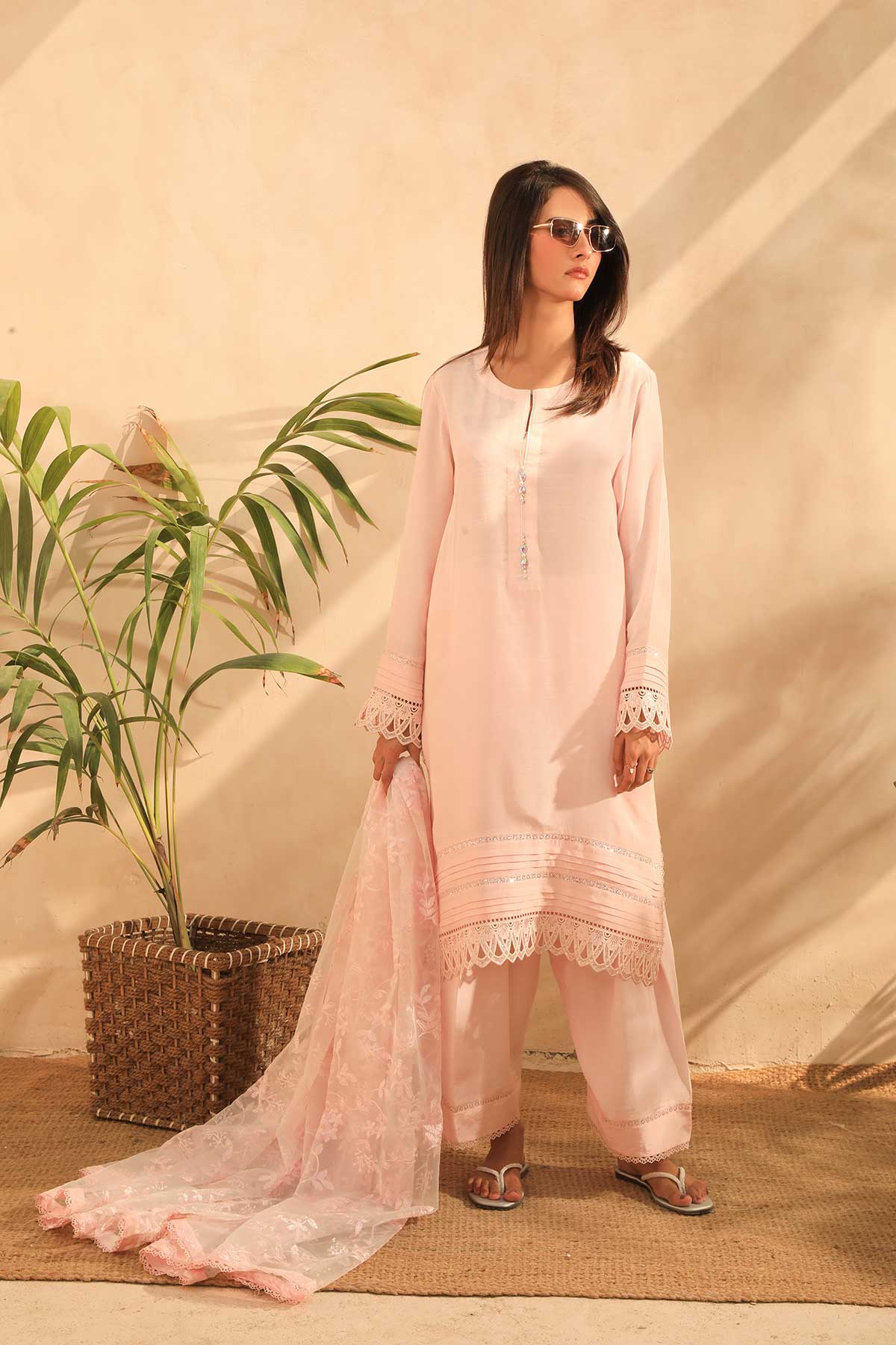 Najia Zia Stitched 3 Piece Festive Collection'2025-Passion