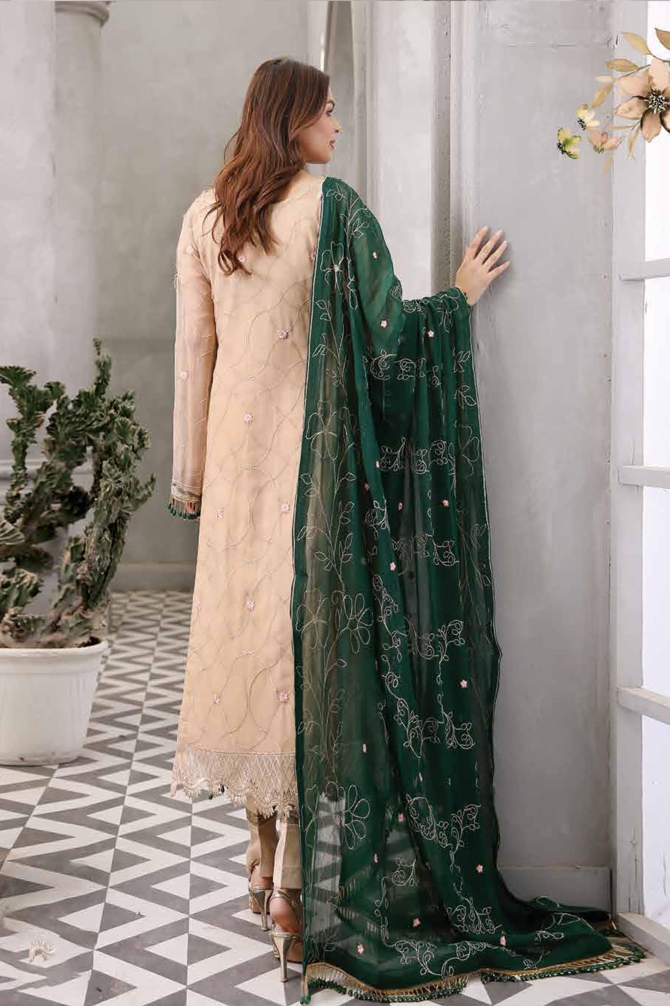 Andaaz by Maryam's Unstitched 3 Piece Luxury Chiffon Vol-01 Collection'2022-A-05