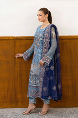 Chevron by Ramsha Unstitched 3 Piece Formals Vol-10 Collection'2025-A-1006