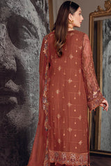 Chevron by Ramsha Unstitched 3 Piece Chiffon Vol-05 Collection'2022-A-512