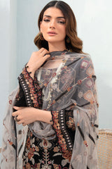 Chevron by Ramsha Unstitched 3 Piece Chiffon Vol-07 Collection'2023-A-707