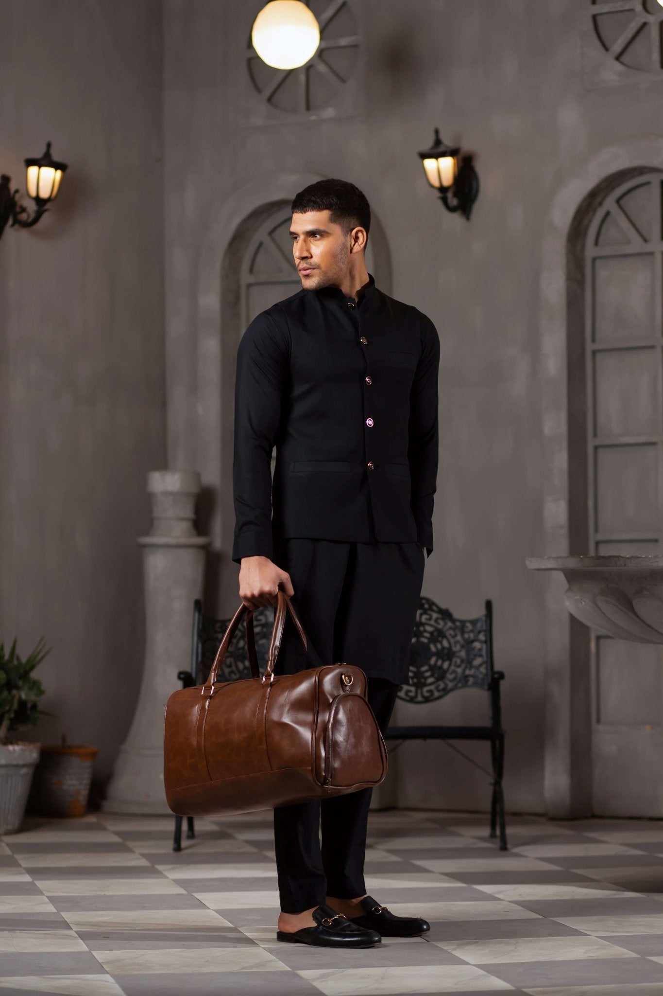 BERLIN DUFFEL BROWN - Bag X